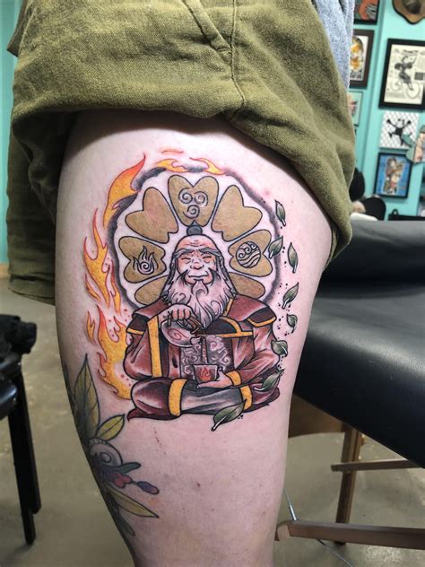 This selflessness and ability to completely change his allegiances to stay with Zuko and pursue his tea shop are incredibly indicative of the big-heart Sagittarius. . Uncle iroh tattoo
